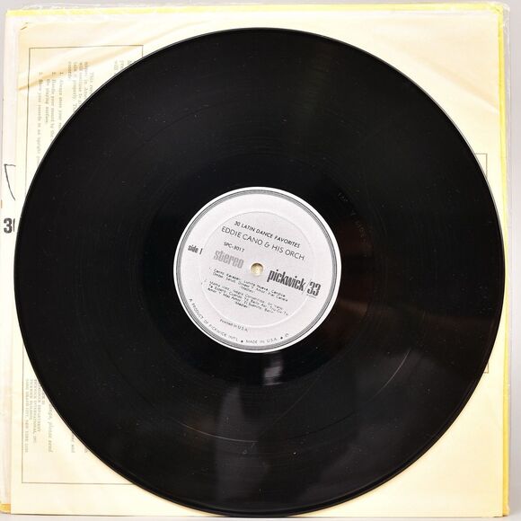EDDIE CANO AND HIS ORCHESTRA 30 LATIN AMERICAN FAVORITES VINYL 33 RPM - Picture 4 of 4